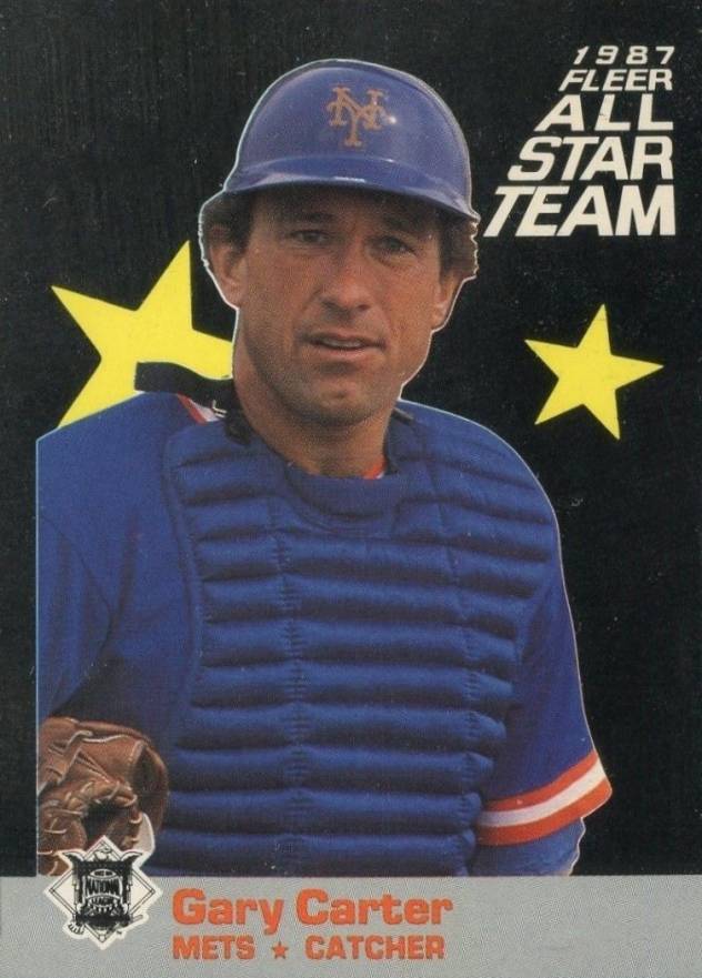 1987 Fleer All-Stars Gary Carter #2 Baseball Card