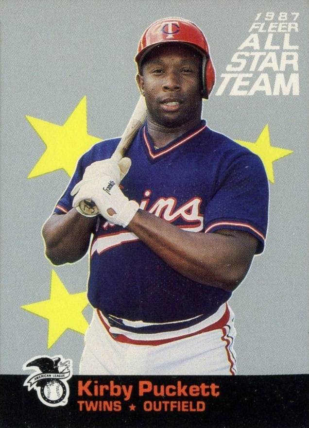 1987 Fleer All-Stars Kirby Puckett #5 Baseball Card