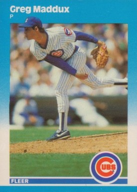 1987 Fleer Update Greg Maddux #68 Baseball Card