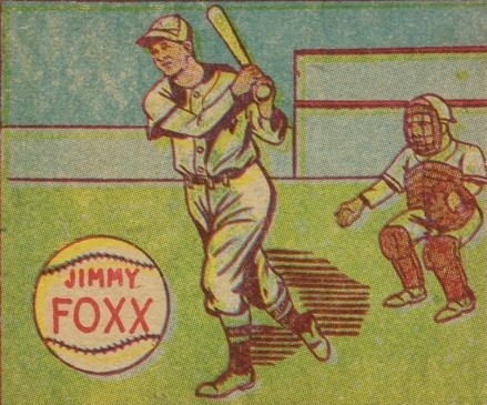 1943 M.P. & Co. Jimmy Foxx # Baseball Card