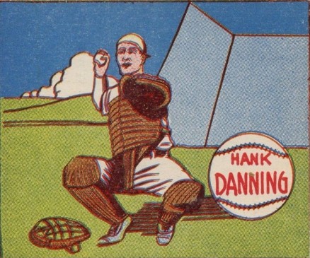 1943 M.P. & Co. Hank Danning # Baseball Card