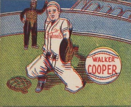 1943 M.P. & Co. Walker Cooper # Baseball Card