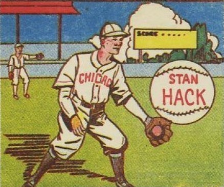 1943 M.P. & Co. Stan Hack # Baseball Card