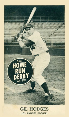 1959 Home Run Derby Gil Hodges # Baseball Card