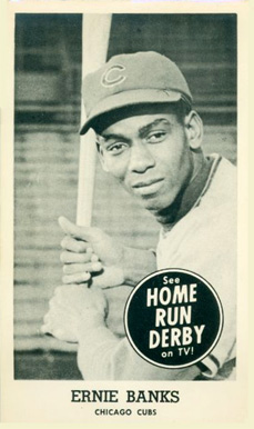 1959 Home Run Derby Ernie Banks # Baseball Card