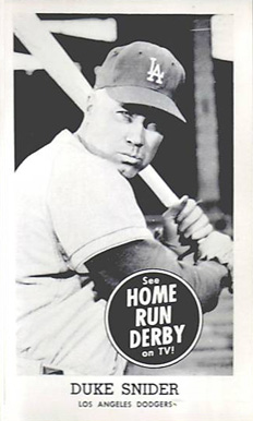 1959 Home Run Derby Duke Snider #18 Baseball Card