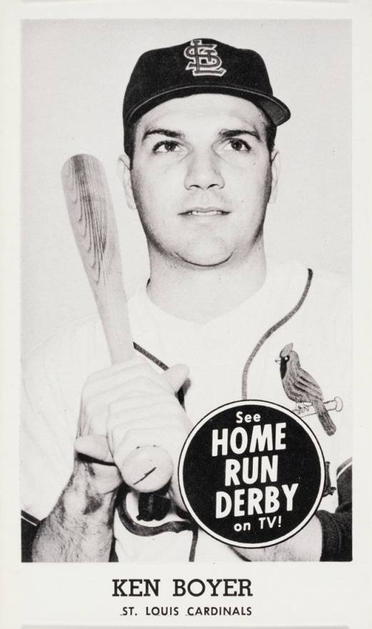 1959 Home Run Derby Ken Boyer # Baseball Card