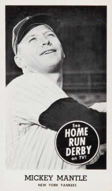 1959 Home Run Derby Mickey Mantle # Baseball Card
