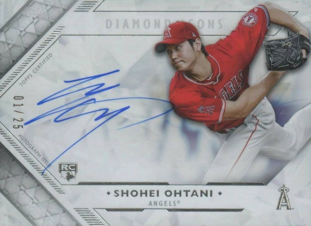 2018 Topps Diamond Icons Diamond Autographs Shohei Ohtani #DA-SOH Baseball Card