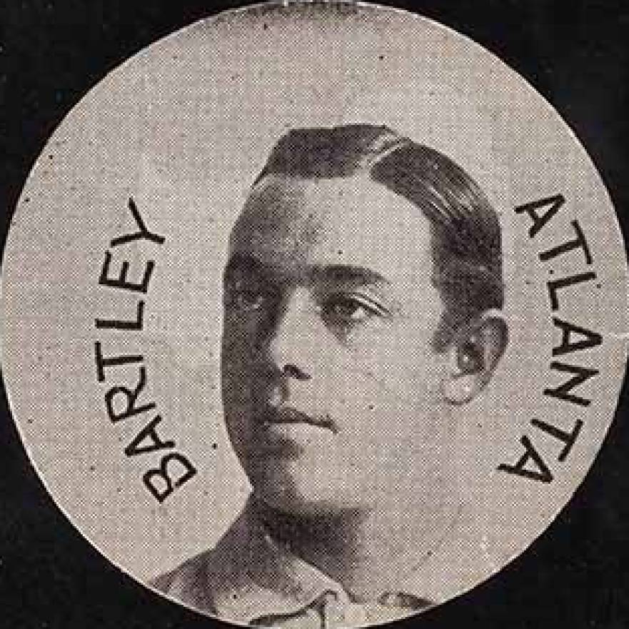 1909 Colgan's Chips Stars of the Diamond Bill Bartley # Baseball Card