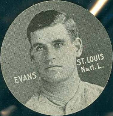 1909 Colgan's Chips Stars of the Diamond Steve Evans # Baseball Card