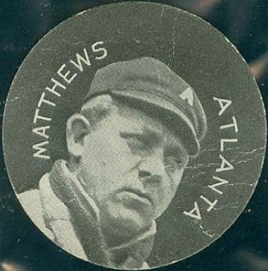1909 Colgan's Chips Stars of the Diamond Bill Matthews # Baseball Card