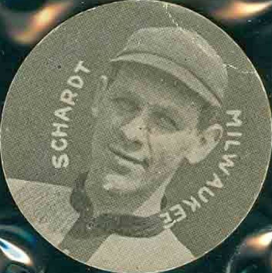 1909 Colgan's Chips Stars of the Diamond Bill Schardt # Baseball Card