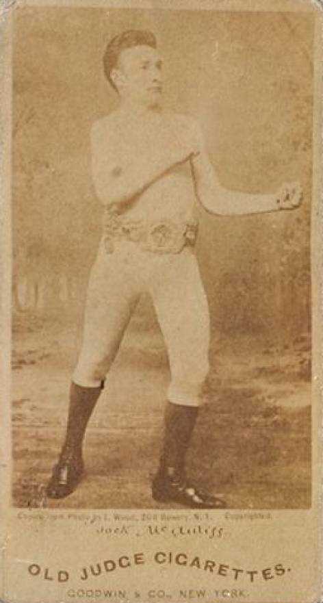 1887 Old Judge Prizefighter Jack McAuliffe # Other Sports Card