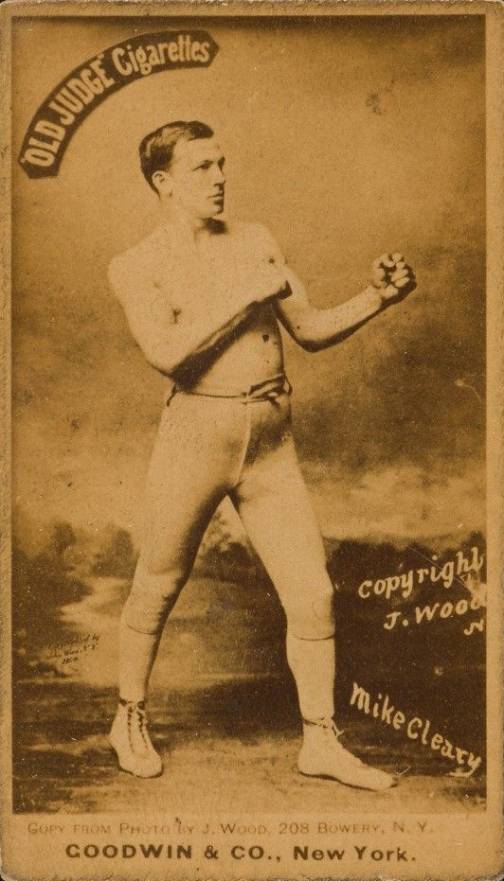 1887 Old Judge Prizefighter Mike Cleary # Other Sports Card
