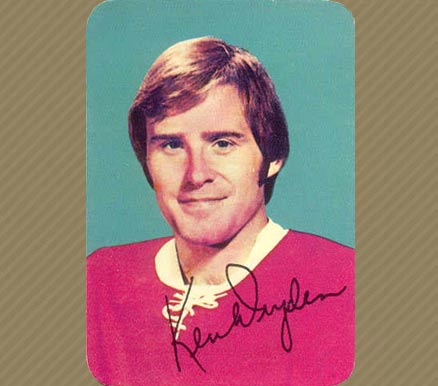 1976 Topps Glossy Inserts Ken Dryden #5 Hockey Card