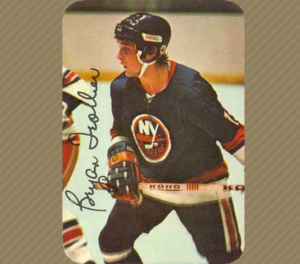 1976 Topps Glossy Inserts Bryan Trottier #15 Hockey Card