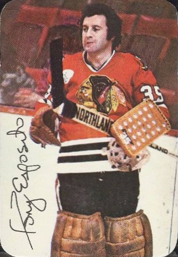 1976 Topps Glossy Inserts Tony Esposito #3 Hockey Card
