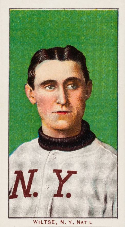 1909 White Borders Piedmont & Sweet Caporal Wiltse, N.Y. Nat'L #518 Baseball Card
