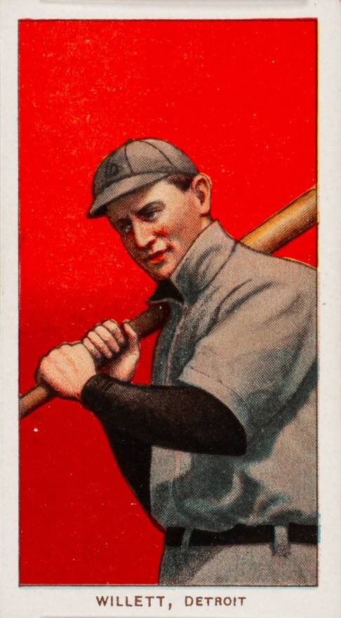 1909 White Borders Piedmont & Sweet Caporal Willett, Detroit #510 Baseball Card