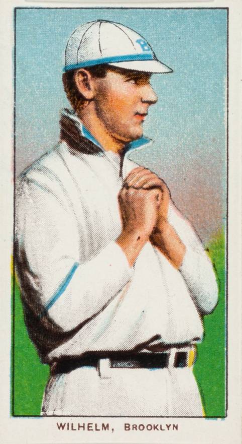 1909 White Borders Piedmont & Sweet Caporal Wilhelm, Brooklyn #508 Baseball Card