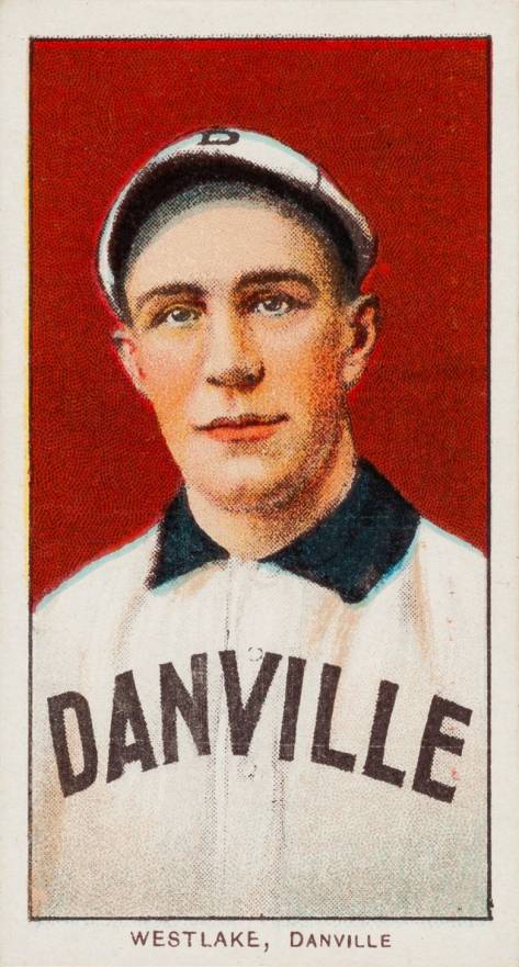 1909 White Borders Piedmont & Sweet Caporal Westlake, Danville #502 Baseball Card