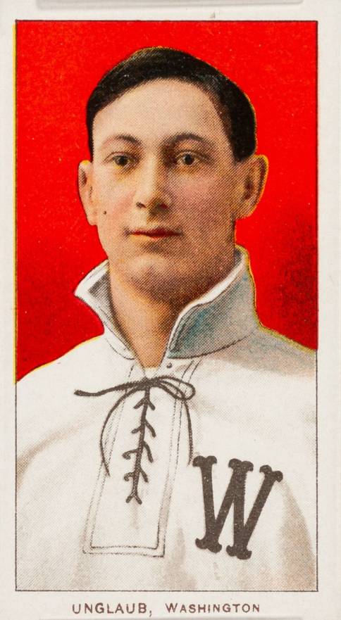 1909 White Borders Piedmont & Sweet Caporal Unglaub, Washington #491 Baseball Card