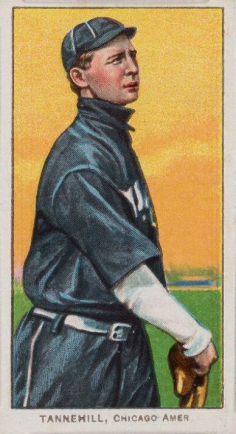1909 White Borders Piedmont & Sweet Caporal Tannehill, Chicago Amer. #478 Baseball Card