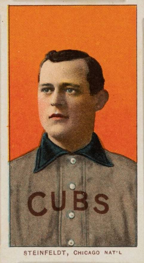 1909 White Borders Piedmont & Sweet Caporal Steinfeldt, Chicago Nat'L #463 Baseball Card