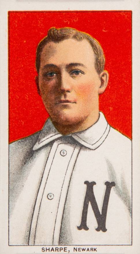 1909 White Borders Piedmont & Sweet Caporal Sharpe, Newark #438 Baseball Card
