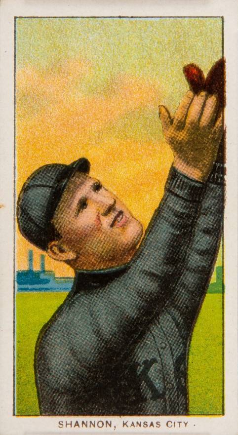 1909 White Borders Piedmont & Sweet Caporal Shannon, Kansas City #437 Baseball Card