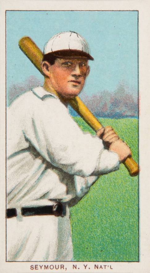 1909 White Borders Piedmont & Sweet Caporal Seymour, N.Y. Nat'L #434 Baseball Card