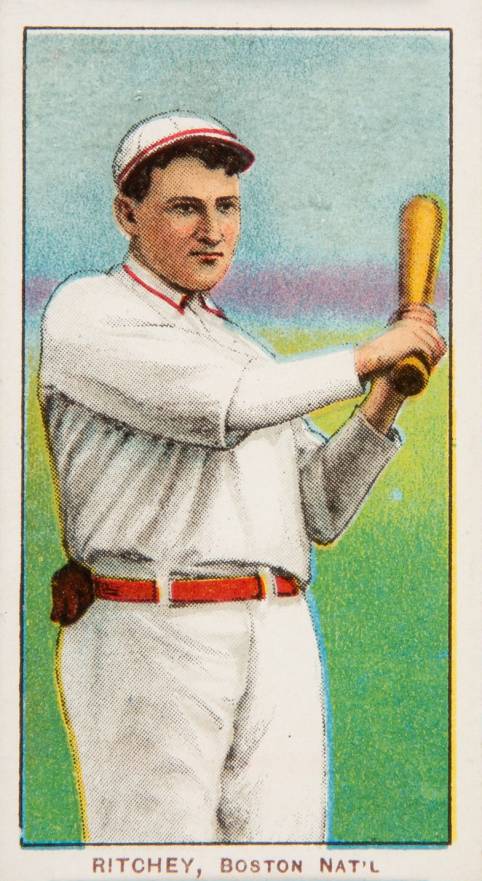 1909 White Borders Piedmont & Sweet Caporal Ritchey, Boston Nat'L #412 Baseball Card