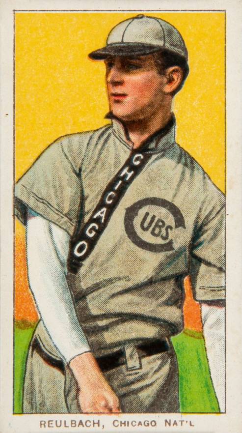 1909 White Borders Piedmont & Sweet Caporal Reulbach, Chicago Nat'L #407 Baseball Card