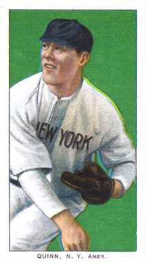 1909 White Borders Piedmont & Sweet Caporal Quinn, N.Y. Amer. #402 Baseball Card