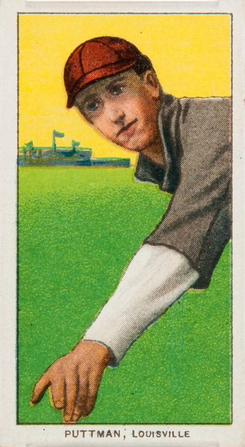 1909 White Borders Piedmont & Sweet Caporal Puttman, Louisville #400 Baseball Card