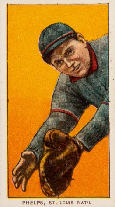 1909 White Borders Piedmont & Sweet Caporal Phelps, St. Louis Nat'L #392 Baseball Card