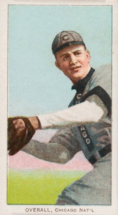 1909 White Borders Piedmont & Sweet Caporal Overall, Chicago Nat'L #374 Baseball Card