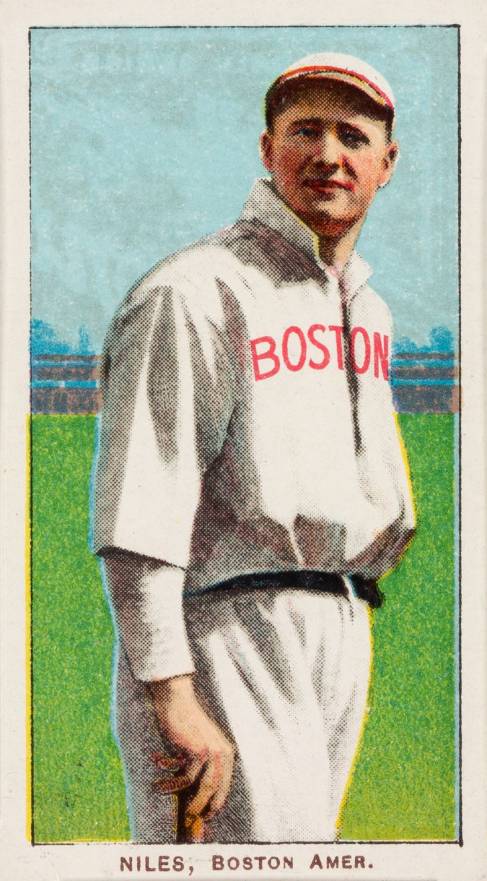 1909 White Borders Piedmont & Sweet Caporal Niles, Boston Amer. #360 Baseball Card