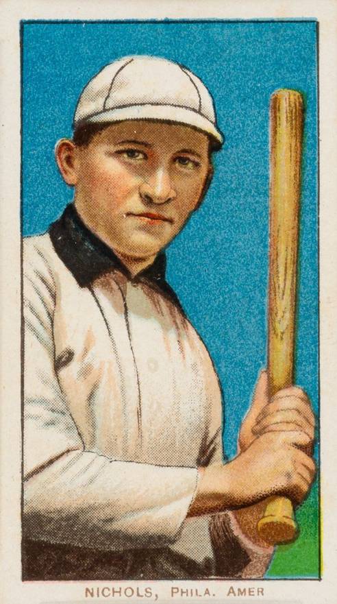 1909 White Borders Piedmont & Sweet Caporal Nichols, Phila. Amer. #359 Baseball Card