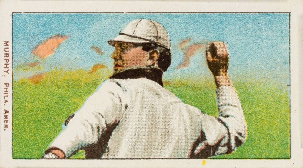 1909 White Borders Piedmont & Sweet Caporal Murphy, Phila. Amer. #351 Baseball Card