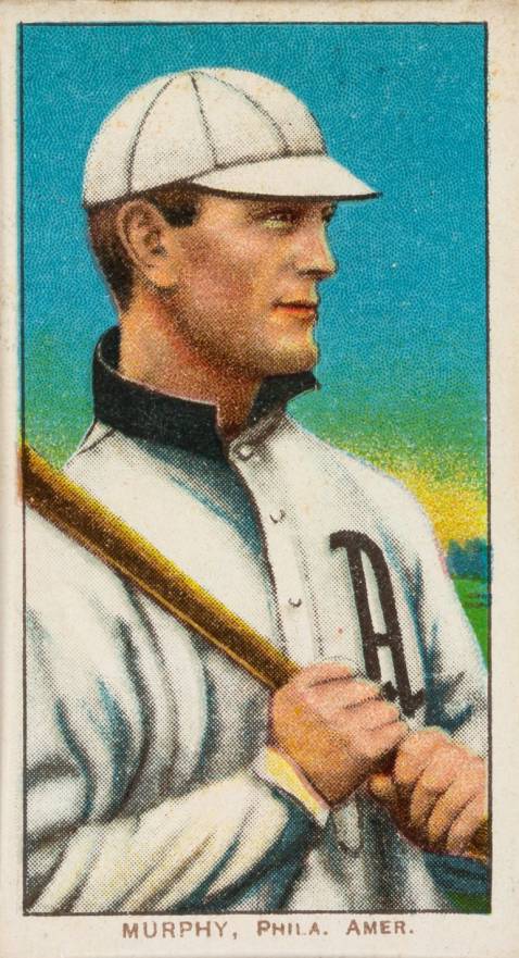 1909 White Borders Piedmont & Sweet Caporal Murphy, Phila. Amer. #350 Baseball Card