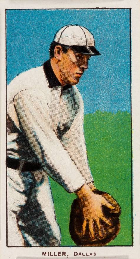 1909 White Borders Piedmont & Sweet Caporal Miller, Dallas #336 Baseball Card