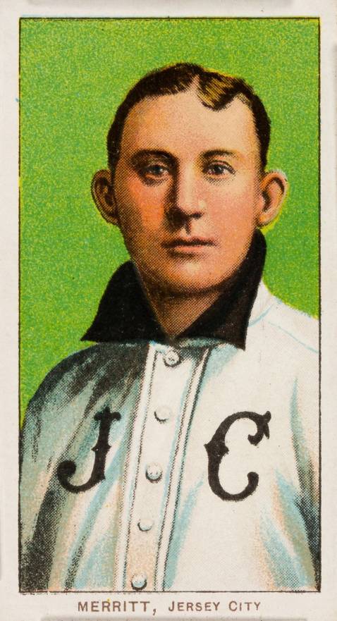 1909 White Borders Piedmont & Sweet Caporal Merritt, Jersey City #332 Baseball Card