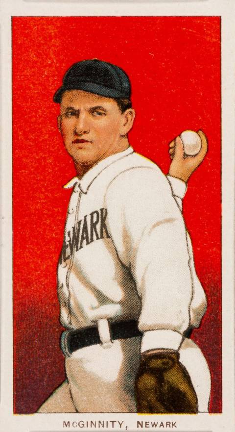 1909 White Borders Piedmont & Sweet Caporal McGinnity, Newark #318 Baseball Card