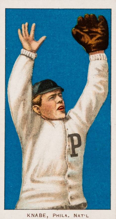 1909 White Borders Piedmont & Sweet Caporal Knabe, Phila. Nat'L #259 Baseball Card