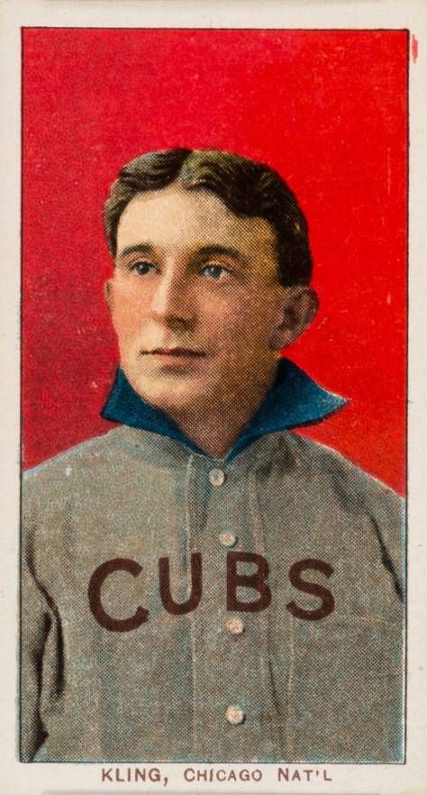 1909 White Borders Piedmont & Sweet Caporal Kling, Chicago Nat'L #258 Baseball Card