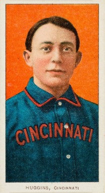1909 White Borders Piedmont & Sweet Caporal Huggins, Cincinnati #225 Baseball Card