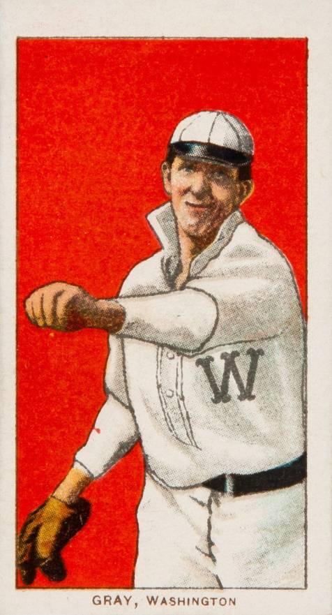 1909 White Borders Piedmont & Sweet Caporal Gray, Washington #193 Baseball Card