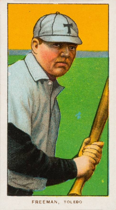 1909 White Borders Piedmont & Sweet Caporal Freeman, Toledo #179 Baseball Card